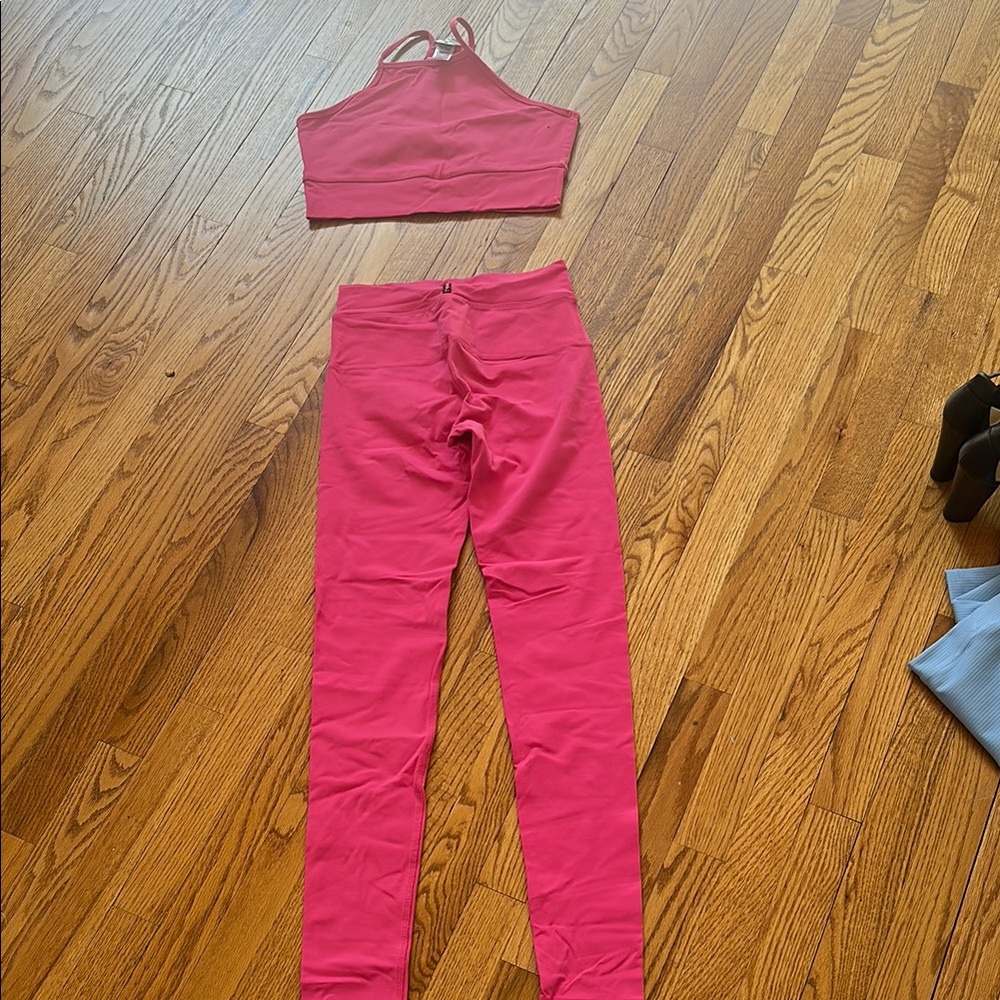 Women's Pink Pants & Jumpsuit Set